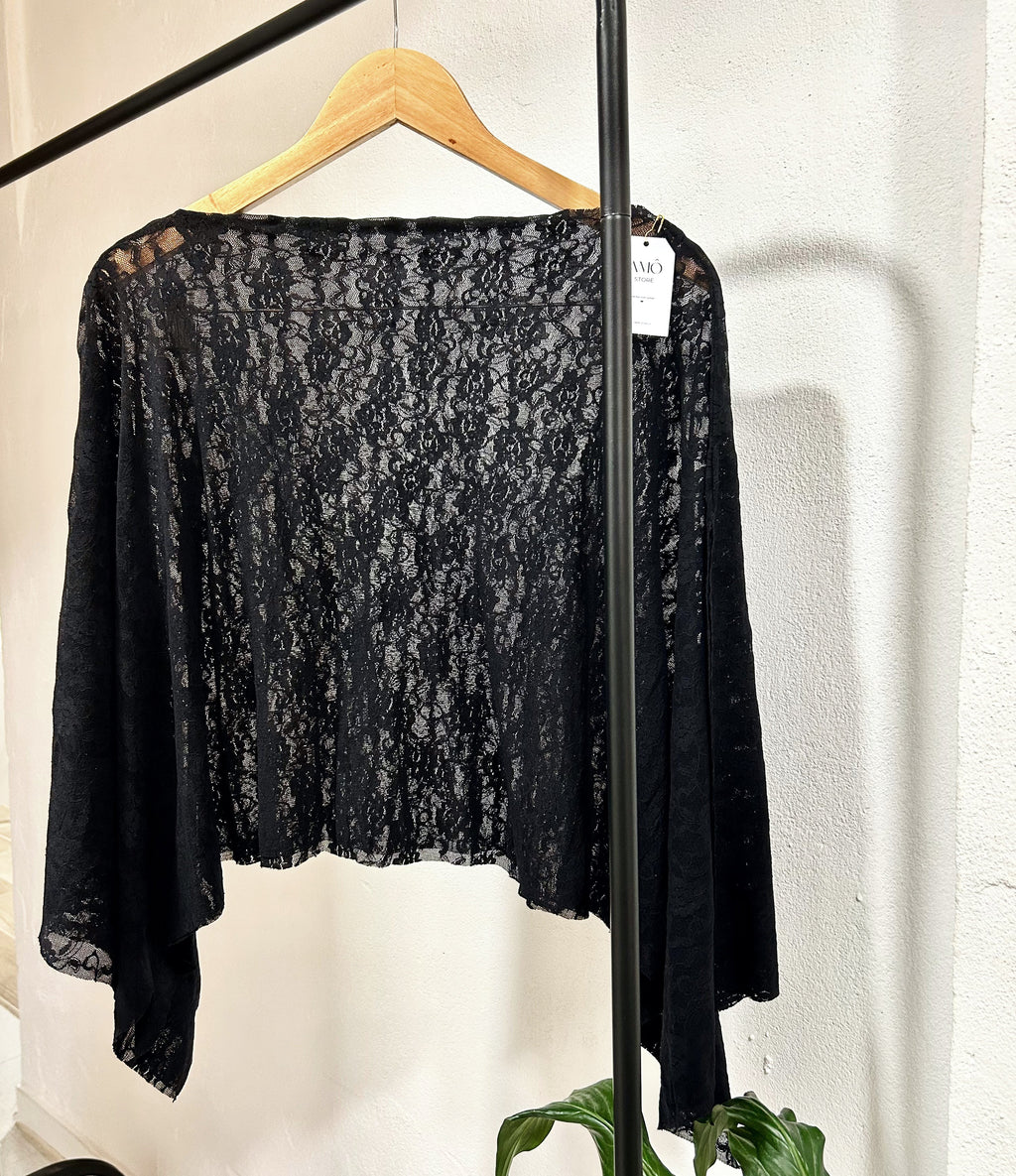 Poncho encaje
