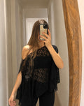 Poncho encaje